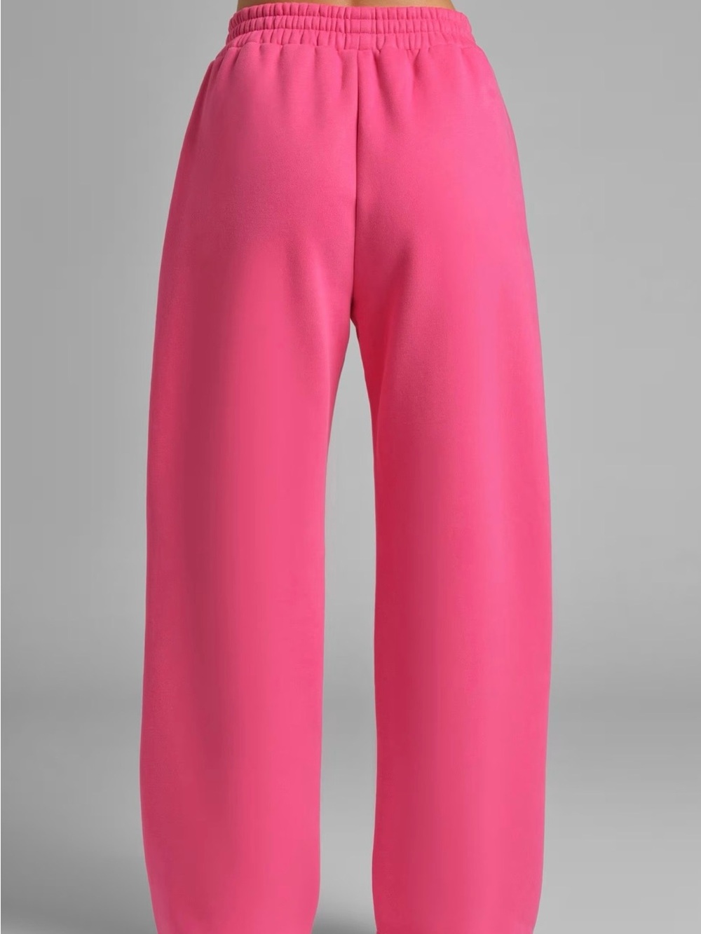 COMFRT Minimalist Straight Leg Sweatpants-Limited Edition Color-Hot Pink Large - Picture 2 of 6